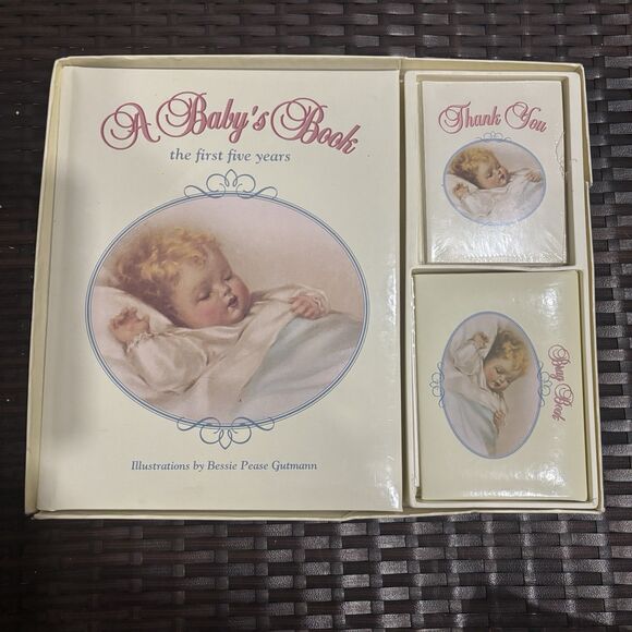 Vintage Bessie Pease Gutmann Baby Book Set - 1st Five Years Memory Kit NIB - Picture 7 of 16